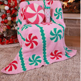 Pink Wintermint Blanket