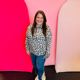 Leopard Pullover Top