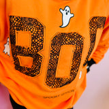 Halloween Spooky Face Ghost Sweatshirt