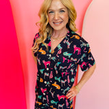 Midnight Roar Bamboo Pajama Set
