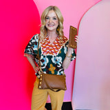 Hammitt Kyle Small Mahogany With Red Zipper Crossbody
