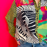 Yellow Abstract Top