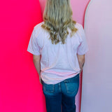 Merry Pink Bow Tee