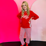Red Merry Bow Sweatshirt