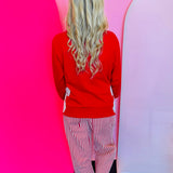 Red Merry Bow Sweatshirt