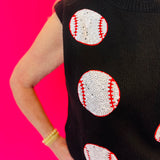 Had Me At Baseball Sweater Vest