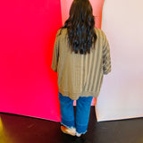 Mocha Striped Shirt
