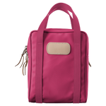 Jon Hart Shag Bag, 11x8.5x6 in, coated canvas with leather trim, versatile golf and accessory bag.