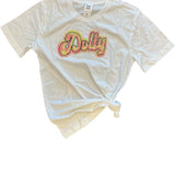 Pink Sequin Dolly Tee