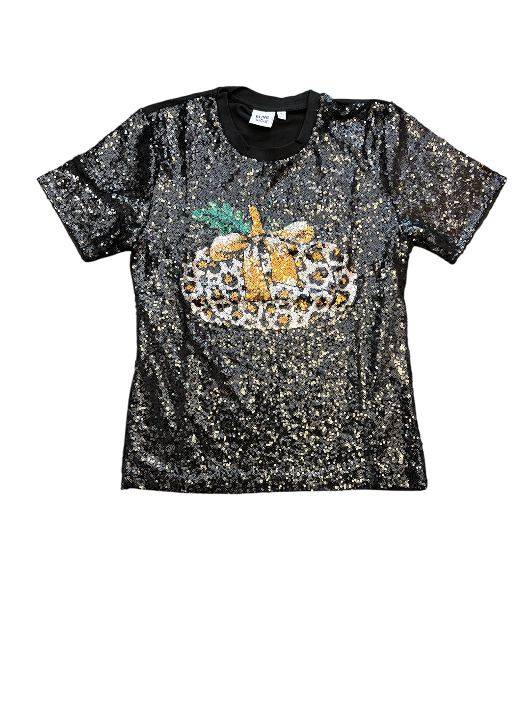 Sequin Pumpkin Sparkle Top
