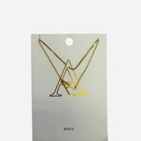 A Initial necklace