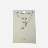 J Initial necklace