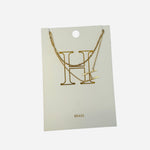 H Initial necklace