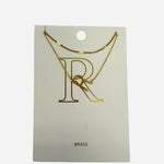 R Initial necklace