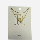 R Initial necklace