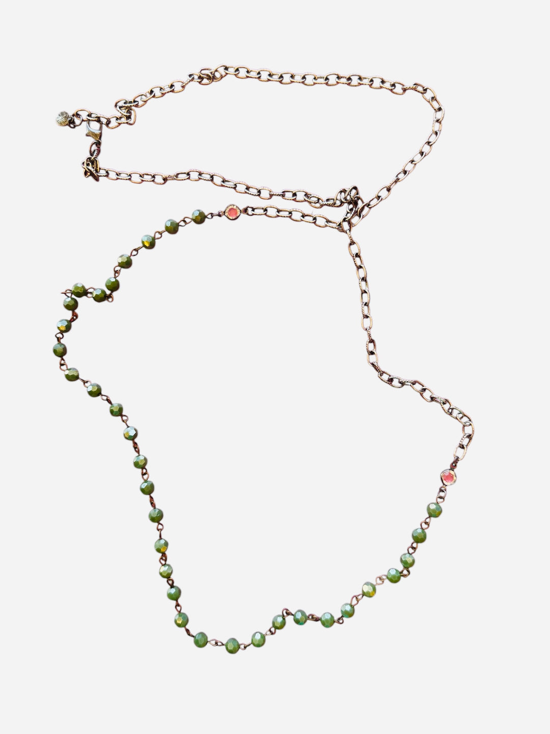 Sage Thin Rosary Chain