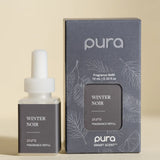 Pura Winter Noir fragrance refill bottle.