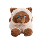 Siamese Cat Warmies lavender-scented microwavable plush for soothing warmth, comfort, and stress relief.