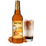 Skinny Mixes Sugar Free Caramel Syrup bottle.
