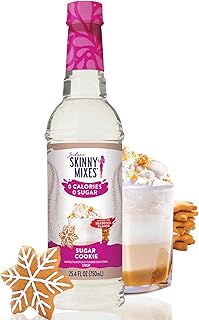 Skinny Mixes Sugar Cookie Syrup bottle.