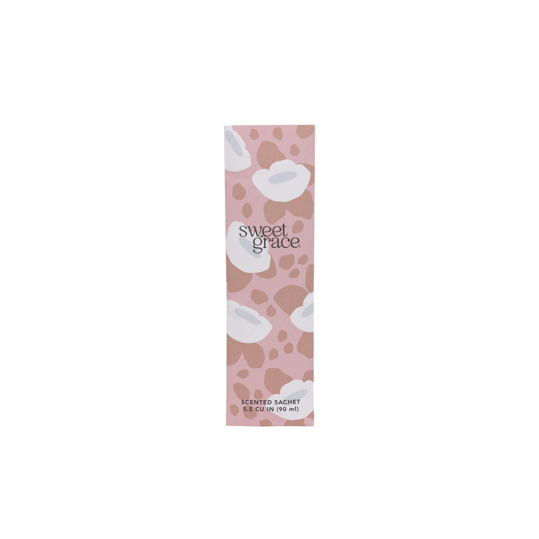 Scented sachet packaging with 'sweet grace' branding