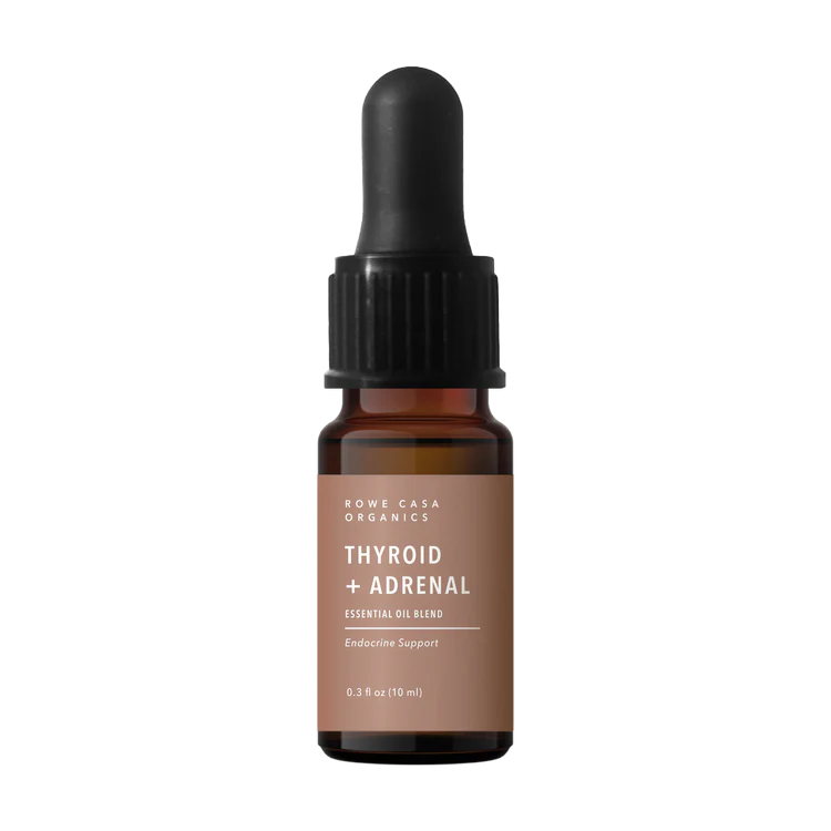 Bottle of Thyroid & Adrenal Drops from Rowe Casa Organics