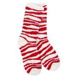 World's Softest Socks - Red Zebra
