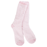 World's Softest Socks - Candy Pink Check