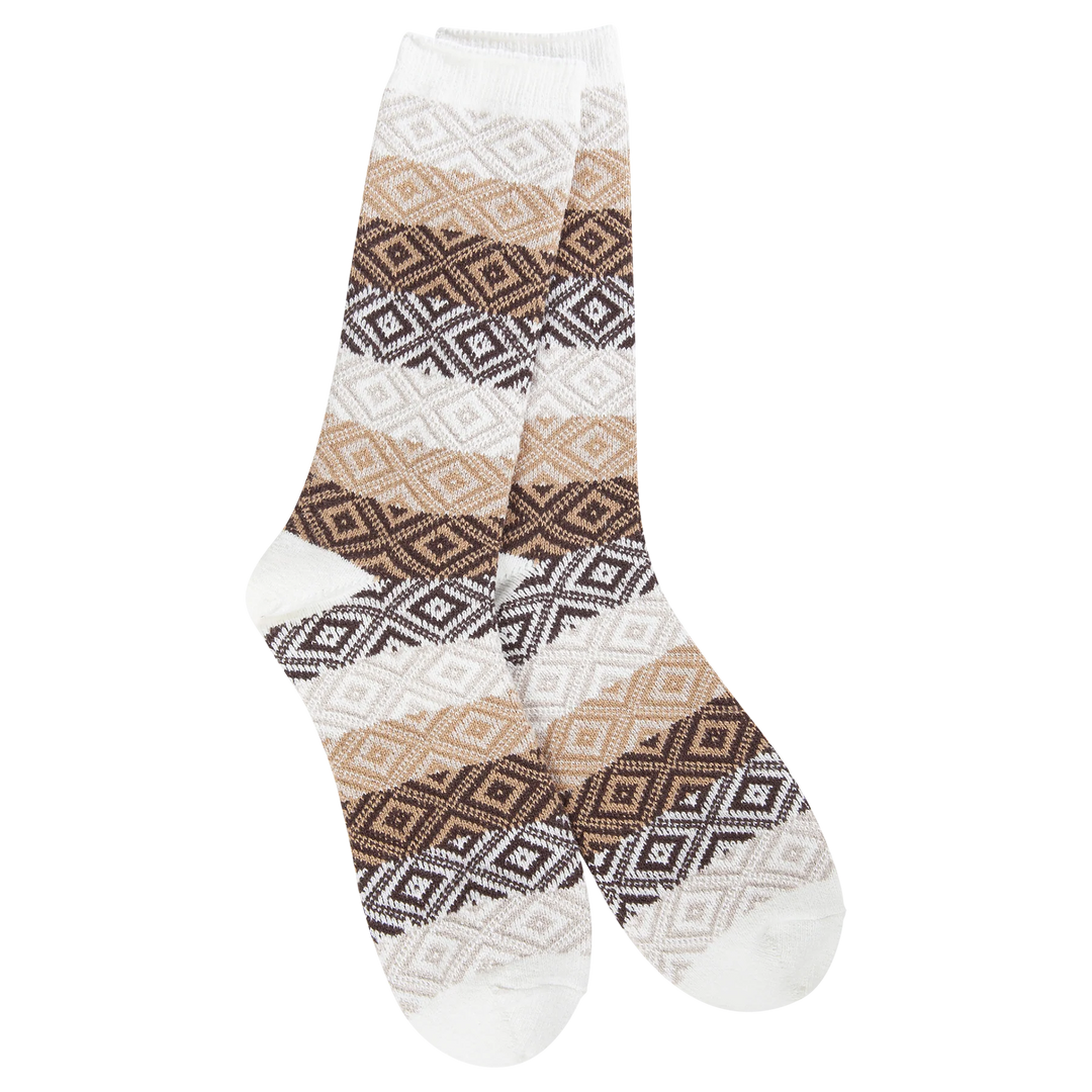 World's Softest Socks - Chocolate Multi Sock