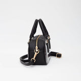 Black Clear Plastic Top Handle Crossbody