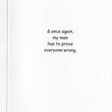 Big Feet Humorous Greeting Card Between Friends Funny Card