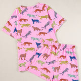 Pink Cheetah Pajama Set
