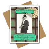 It's The Thought That Counts  - Birthday Greeting Card