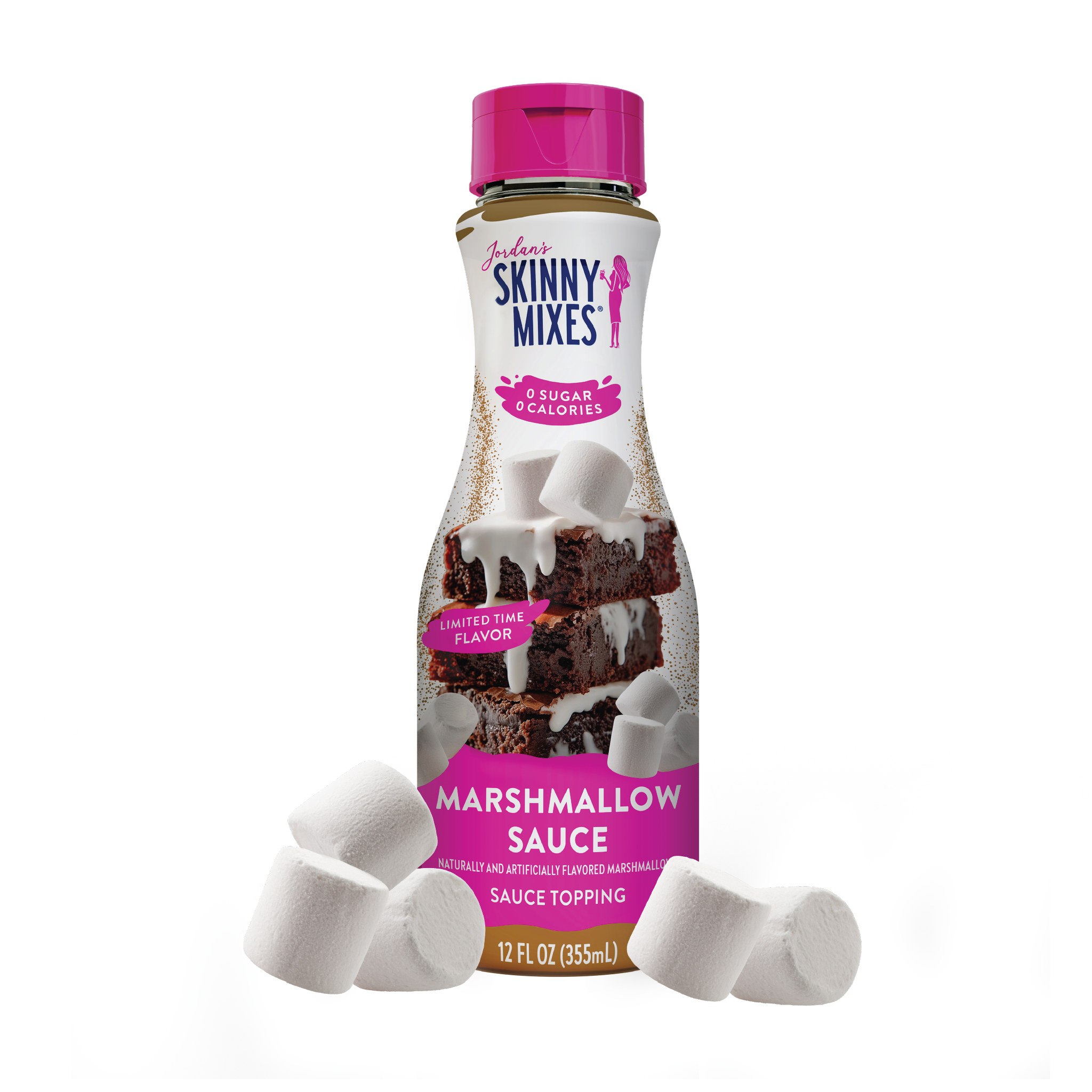 Sugar free marshmallow sauce bottle for drinks and desserts