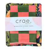 Crae Colleen/Melon Double Sided Hand Towel Washcloth Set