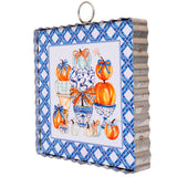 Mini Gallery Blue Pumpkin Topiary
