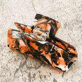 Large Brown Marble Hair Claw Clip