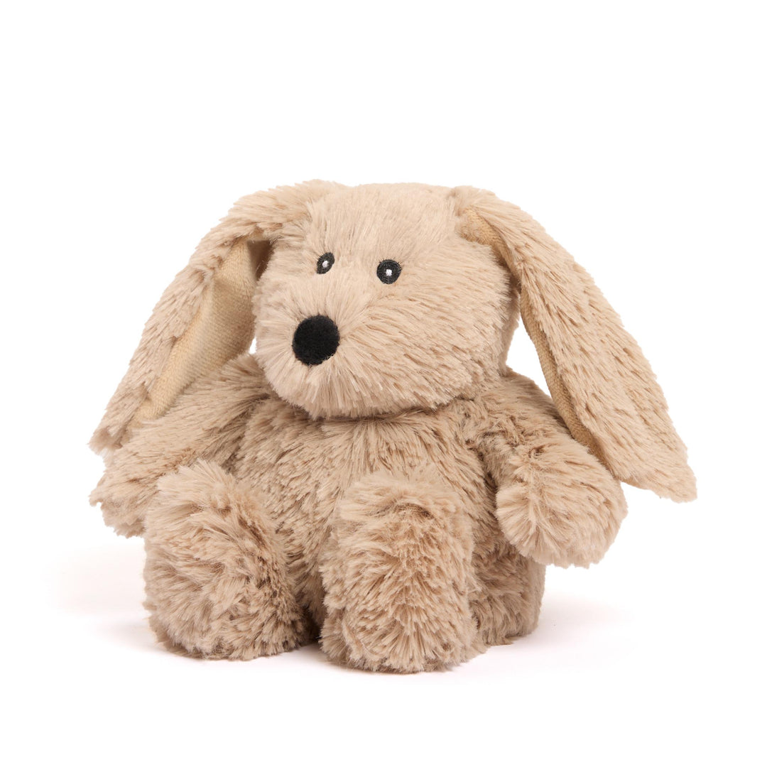 Brown Bunny Warmies Junior plush, microwavable and scented with real French lavender for warmth and comfort.