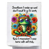 Sometimes I Wake Up And Don’t Want To Go Tea Towel