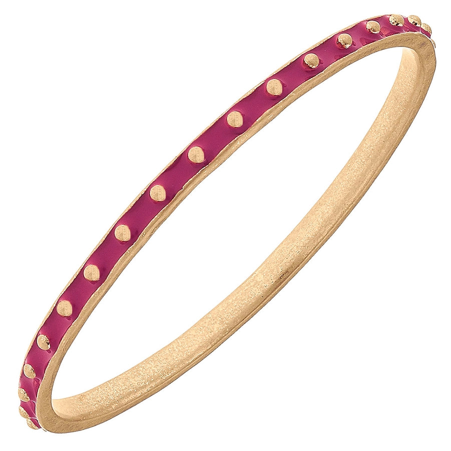 Aubrey Studded Bracelet - Fuchsia