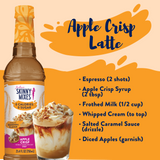 Apple Crisp Latte Recipe using Skinny Mixes SF Apple Crisp Syrup.