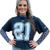 Dallas Cowboys Cutie Mesh Top
