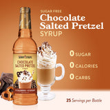 Skinny Mixes SF Chocolate Salted Pretzel Syrup