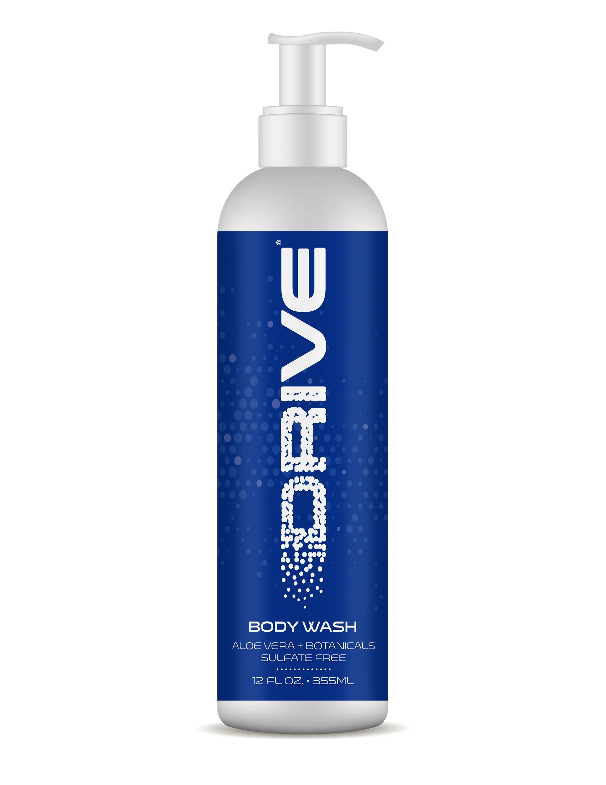 A 12 oz bottle of "Drive" 3-in-1 body wash with its distinct, masculine branding.