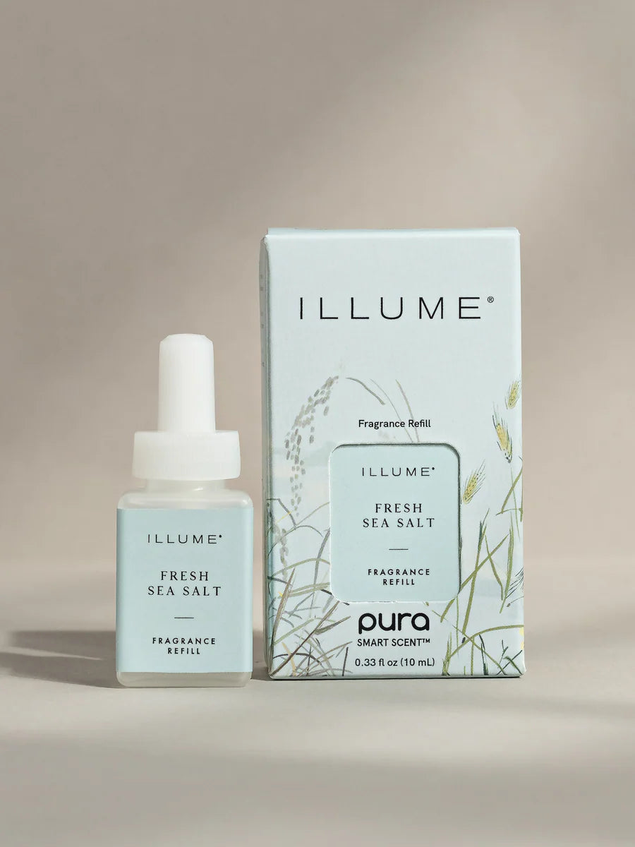 Pura Fresh Sea Salt fragrance refill bottle.