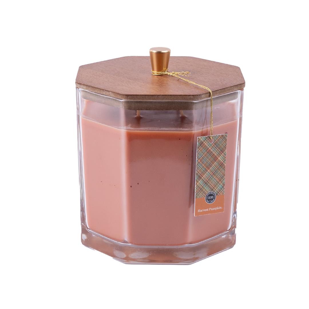 Harvest Pumpkin Large Decor Candle
