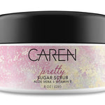 A jar of "Pretty" sugar scrub.
