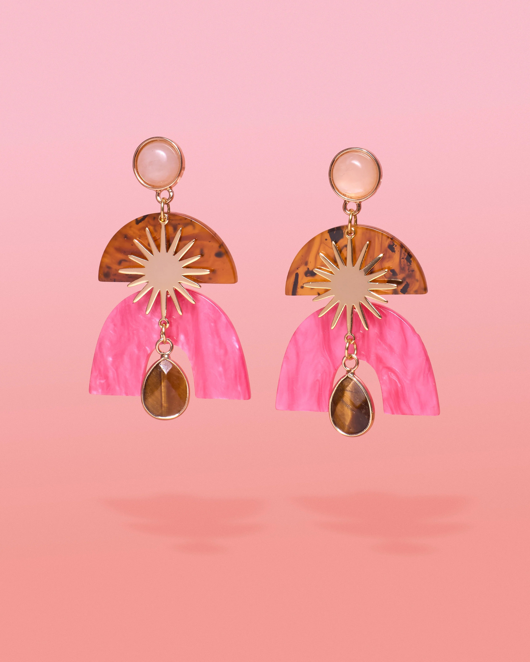 Pai Bronza Deco Dangles