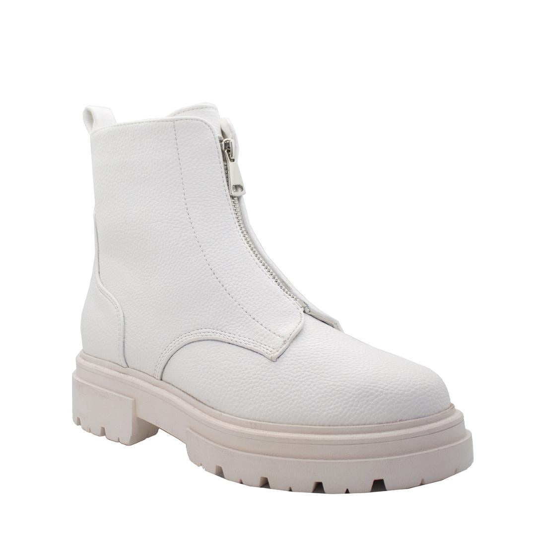 Jupiter White Booties