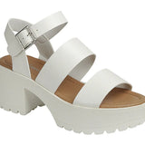 Kira 25 White Sandals
